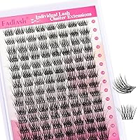 Vista 77 de FADLASH Pegamento de pestañas en racimo negro para extensiones de pestañas DIY, pegamento de pestañas impermeable de secado rápido de 2-3 segundos