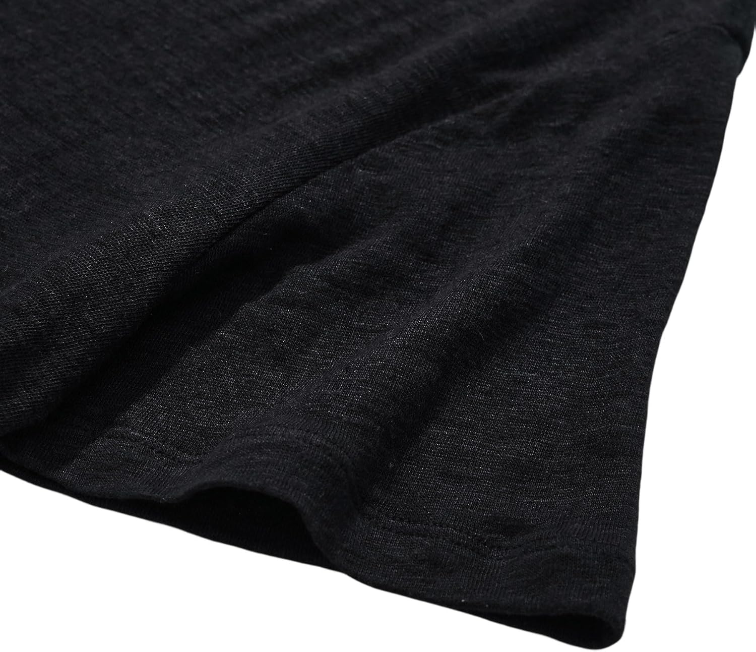 Amazhiyu Women's 100% Linen Knit T-Shirt Short Sleeve Basic Tee Summer