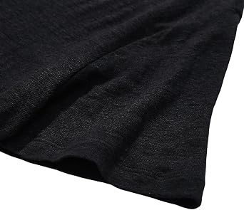 Amazhiyu Women's 100% Linen Knit T-Shirt Short Sleeve Basic Tee Summer