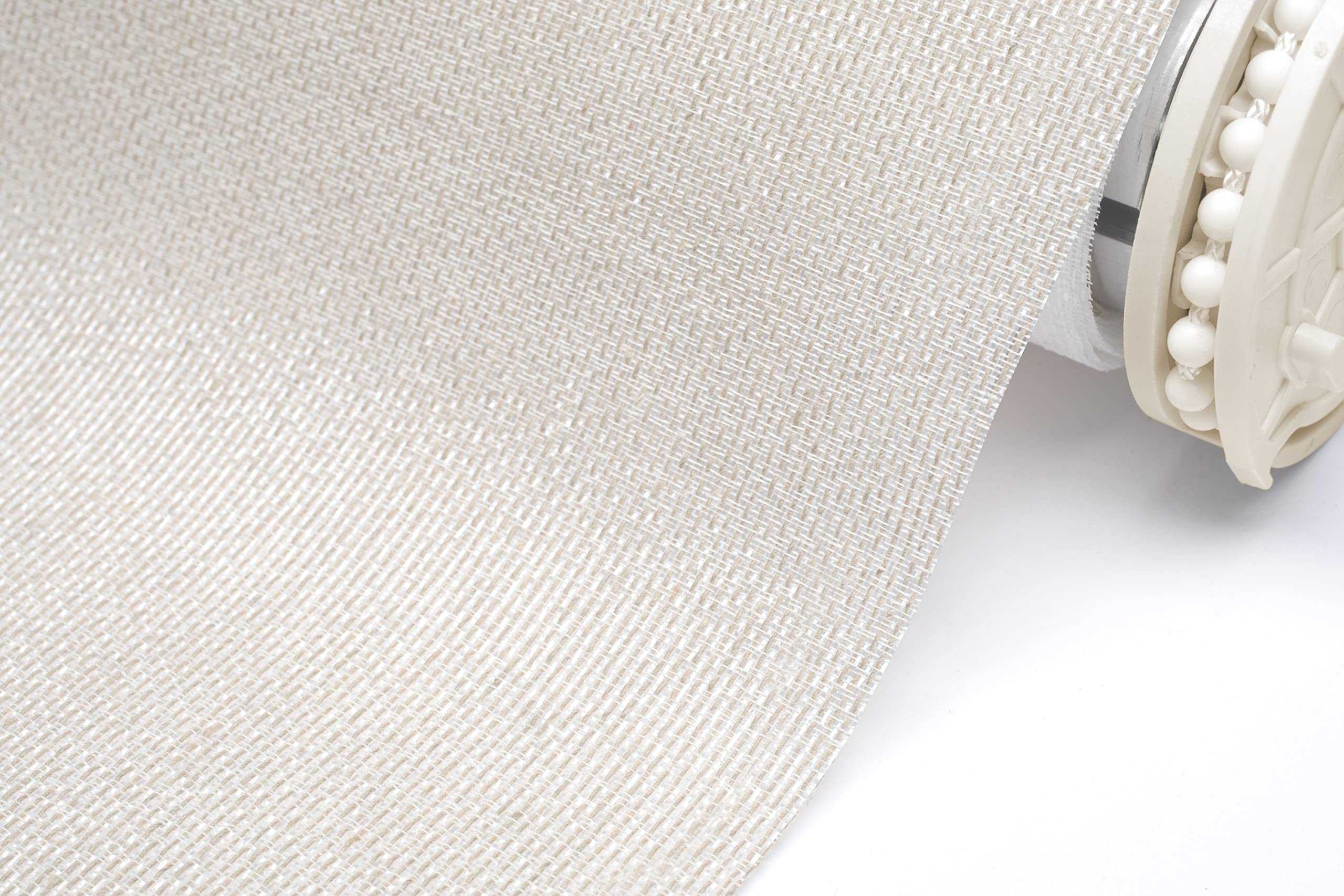 Blindecor Belmont estor enrollable tejido translúcido brillante - Beige, 190 x 270 cm (Ancho por Alto). Tamaño de la Tela 187 x 265 cm. Estores para ventanas