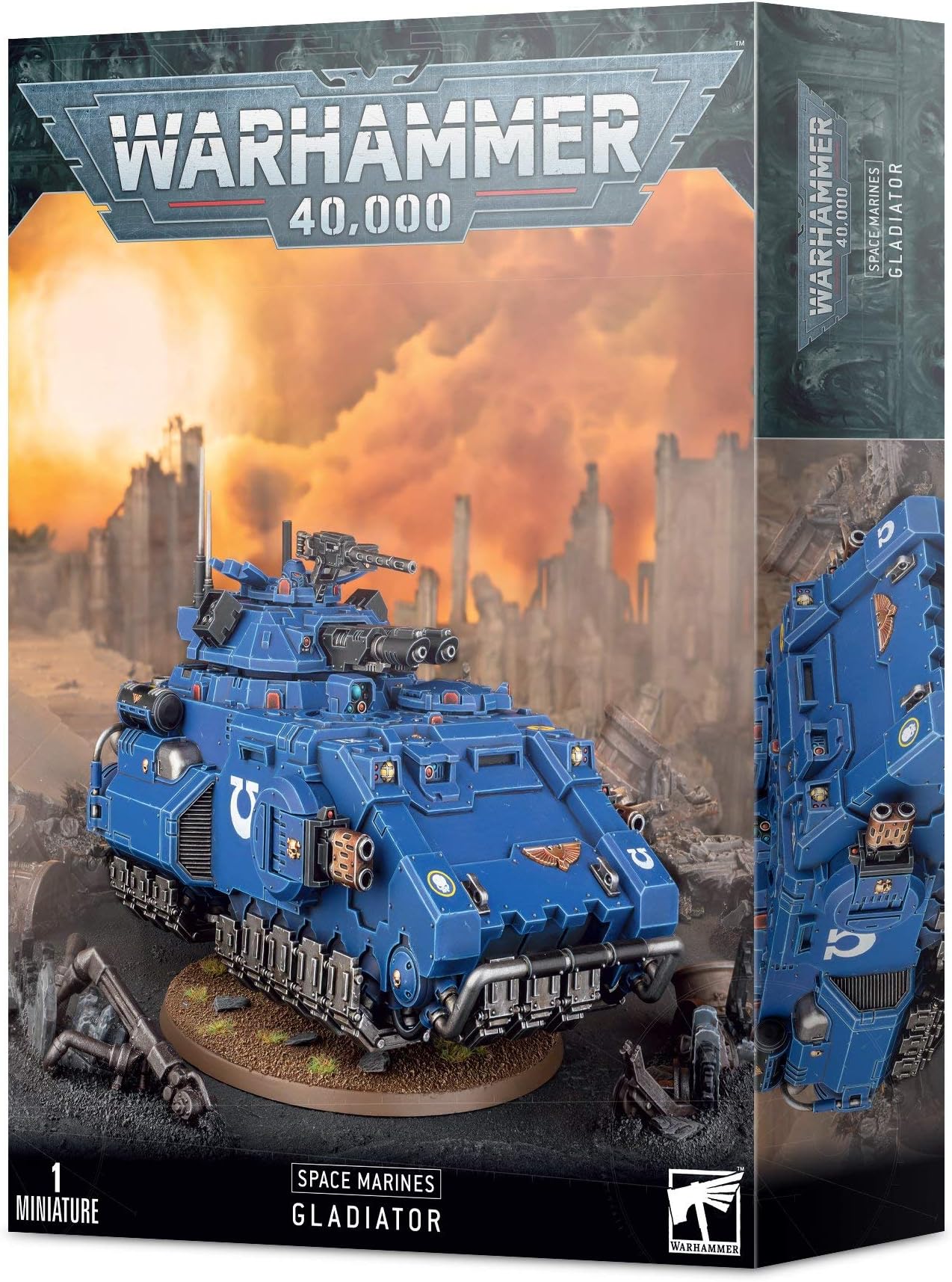 Games Workshop Warhammer 40k - Space Marine Gladiator Black GAW48-37-99-12-01-01-282