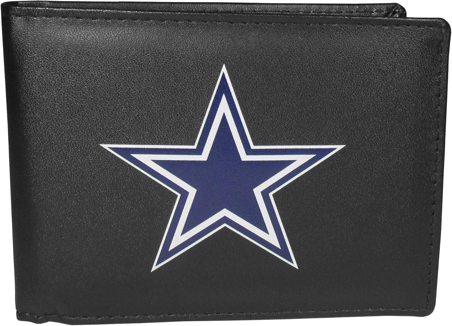 Siskiyou Sports Leather Bi-fold Wallet, Large Logo