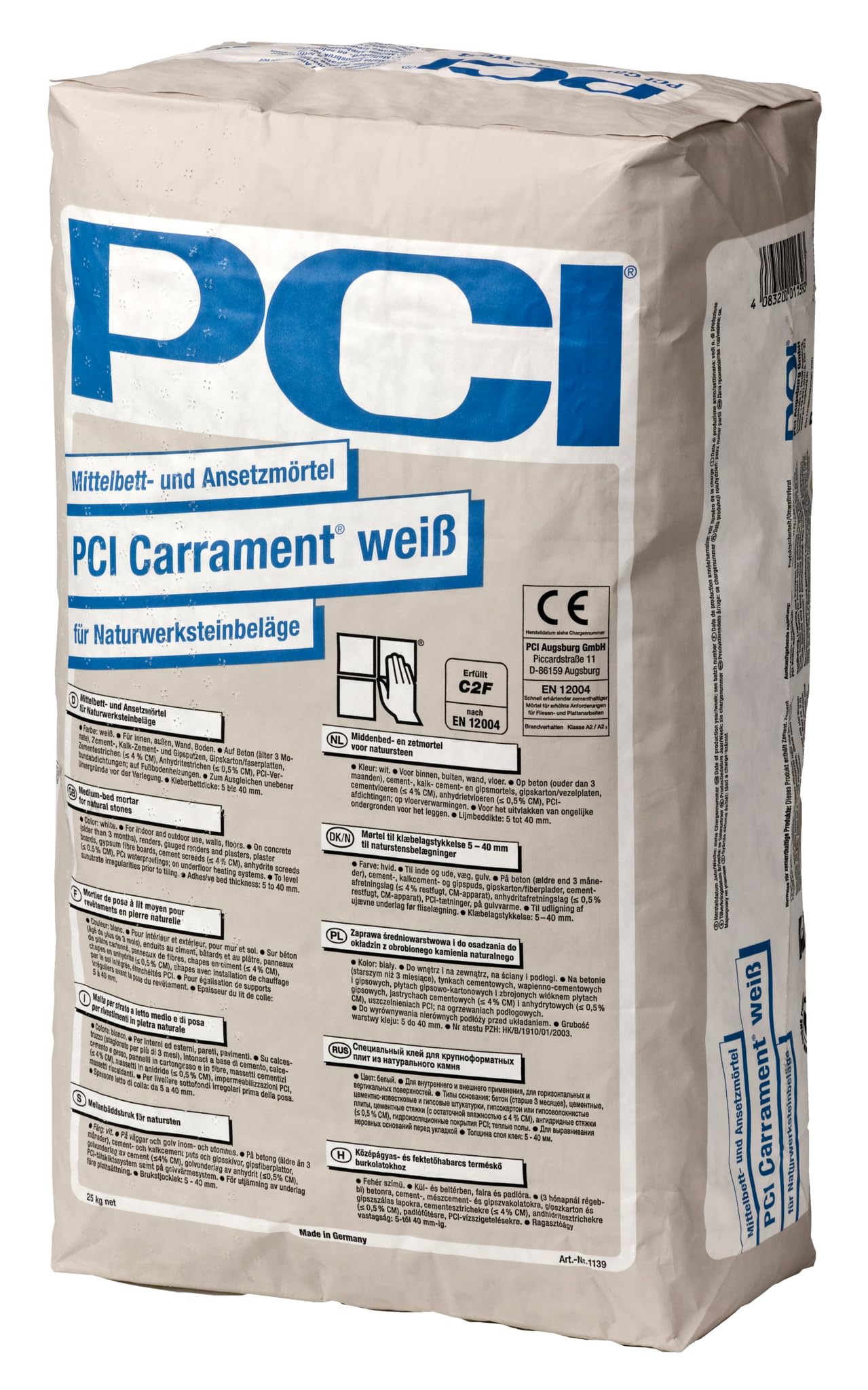 PCI Carrament 25 kg, versch. Farben Weiß