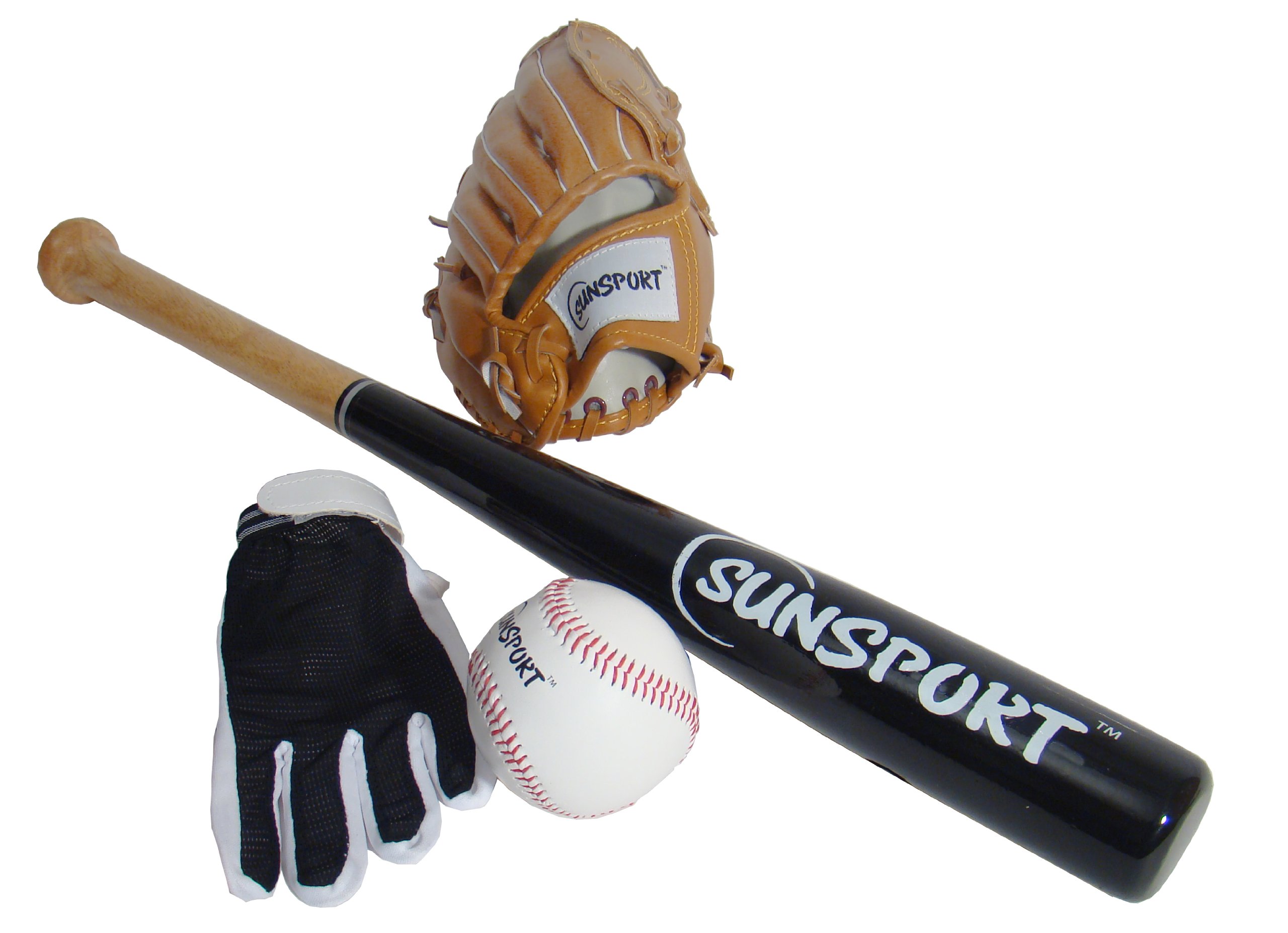 Bex Sport Baseball Gloves, Bat and Ball Set, 71cm,Multi-Colour,513-060