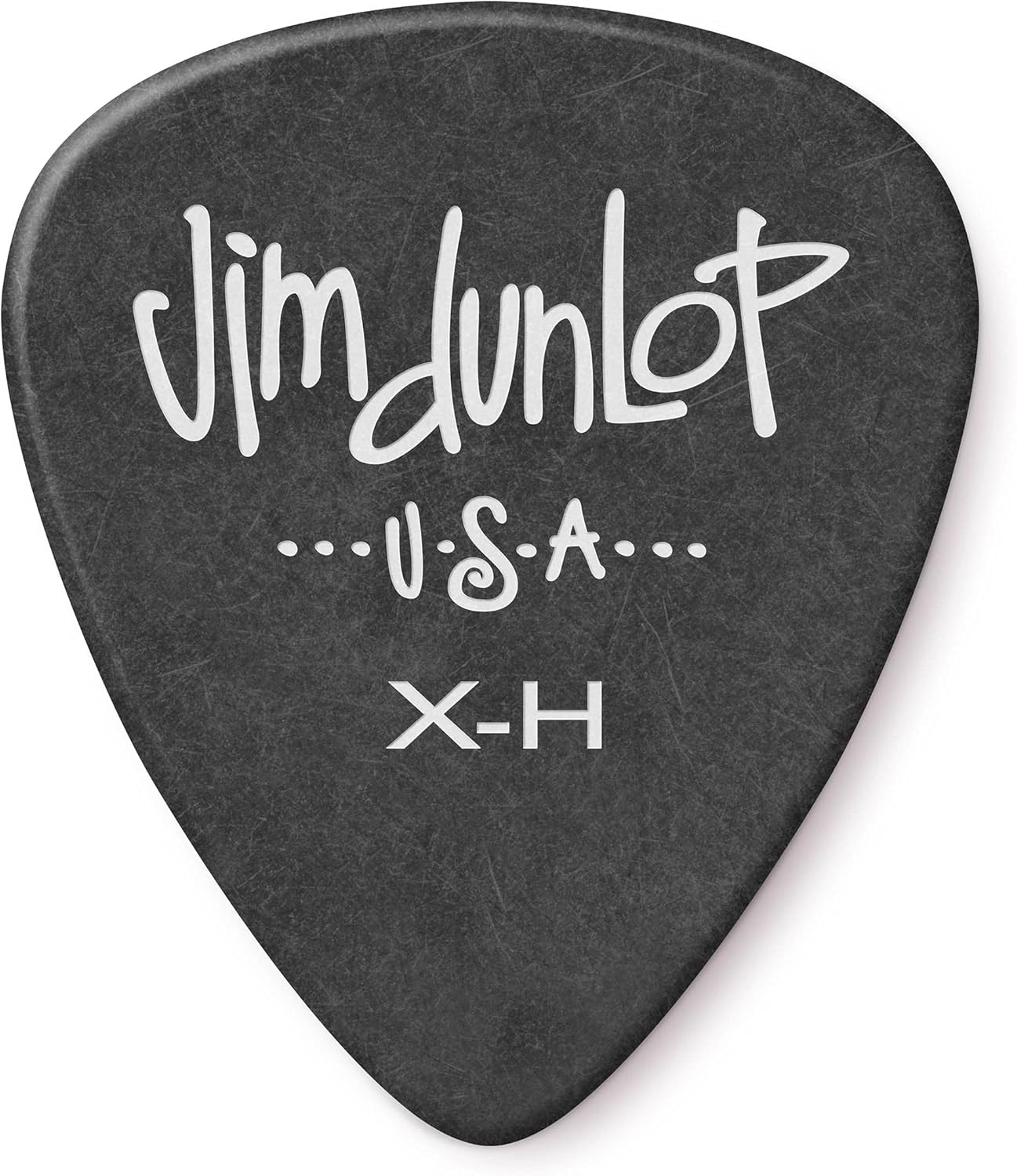 Dunlop 479RXH Poly Picks, Black, Extra Heavy, 72/Bag
