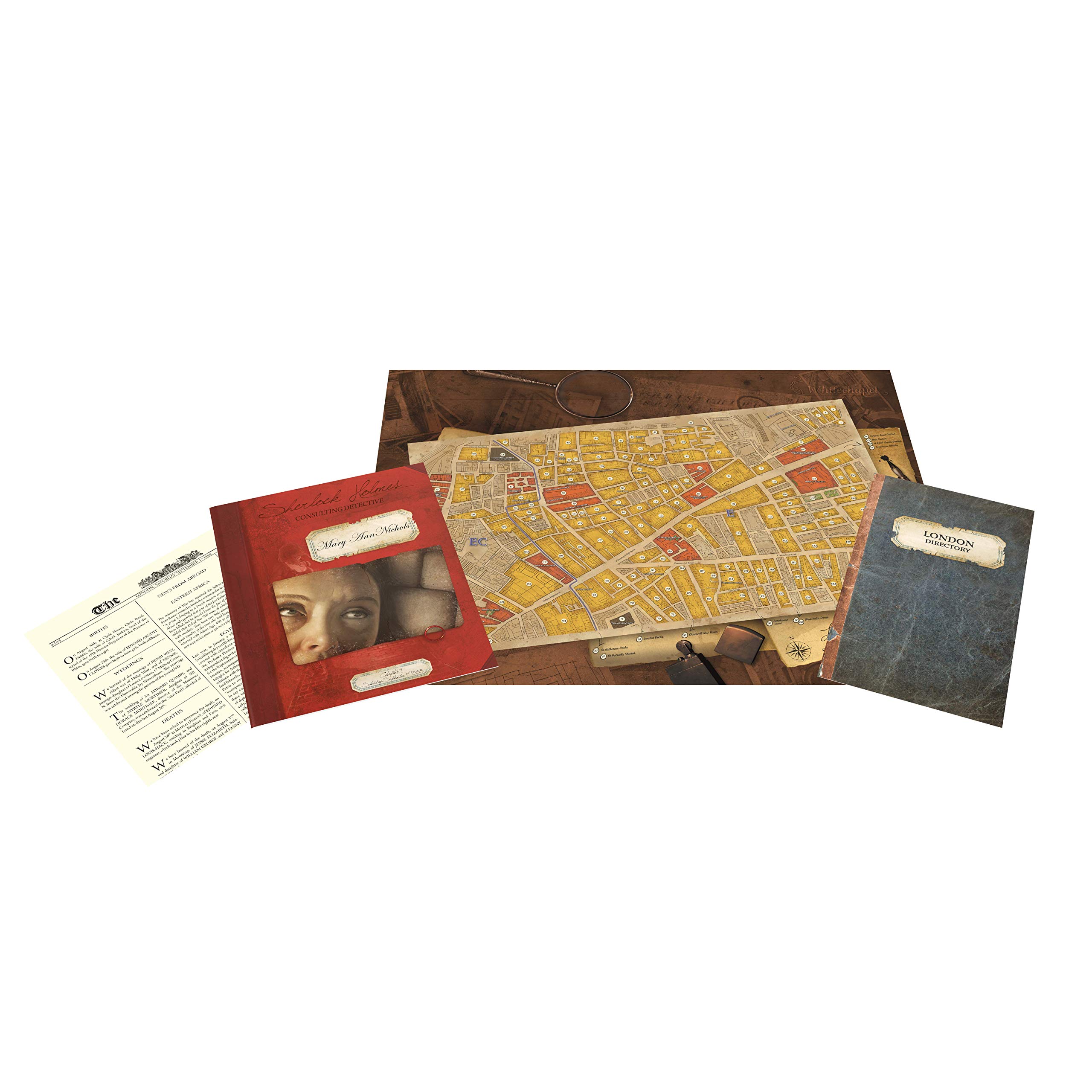 Asmodee – S. HOLMES: JACK LO SQUARTATORE E AVVENTURE NEL WEST END – Gioco | Gioco da Tavolo Investigativo e Collaborativo di Risoluzione Casi – 1-8 Giocatori – 14+ Anni – 90+ Minuti – Edizione Italiana