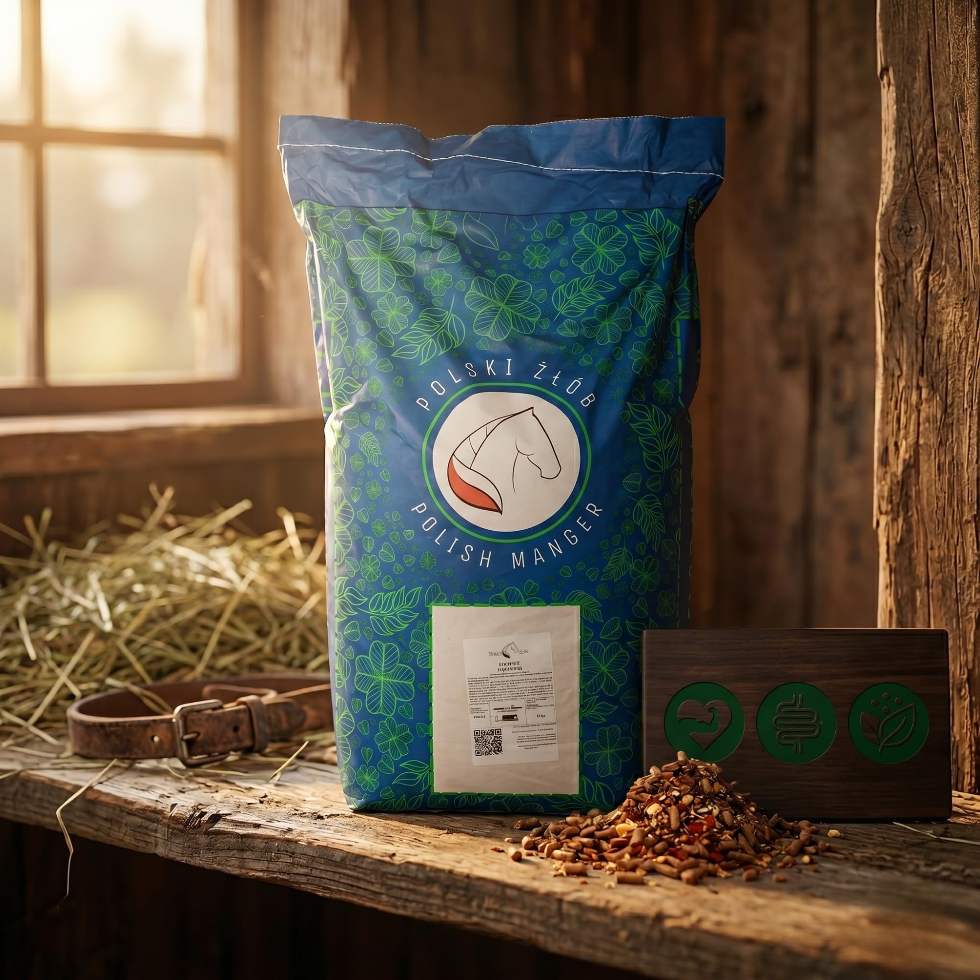 Premium Zuchtmüsli Pferdefutter 20kg – Nährstoffreiches Ergänzungsfutter für Zuchtstuten, Fohlen & Sportpferde – Schmackhafter Energiemix mit Luzerne, Getreideflocken & Vitaminen