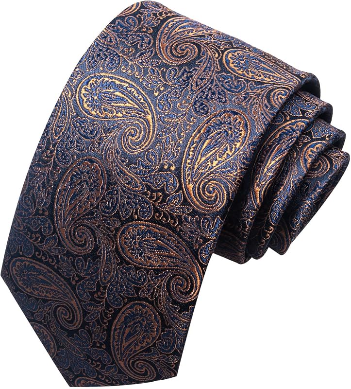 Paisley Ties for Men Formal Man's Tie Woven Neckties for Business Party Wedding