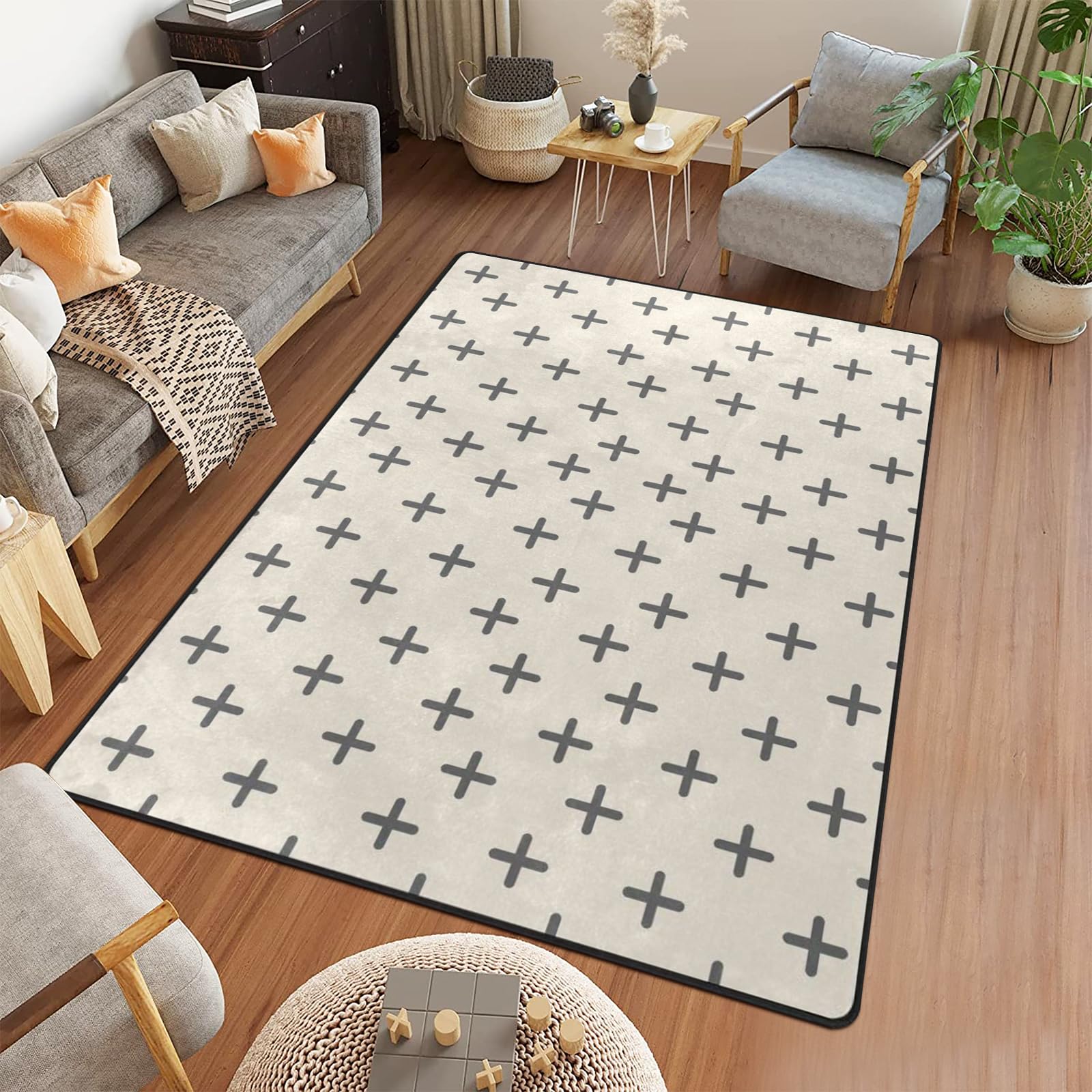 Amazon.com: Amorettise Modern Soft Rugs 7' x 5' Beige