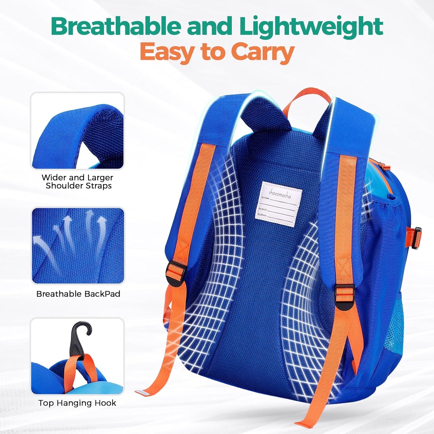 Choco Mocha TBall Bag for Toddler, Kids Baseball & Softball Backpack with Bat Holder - Image 6