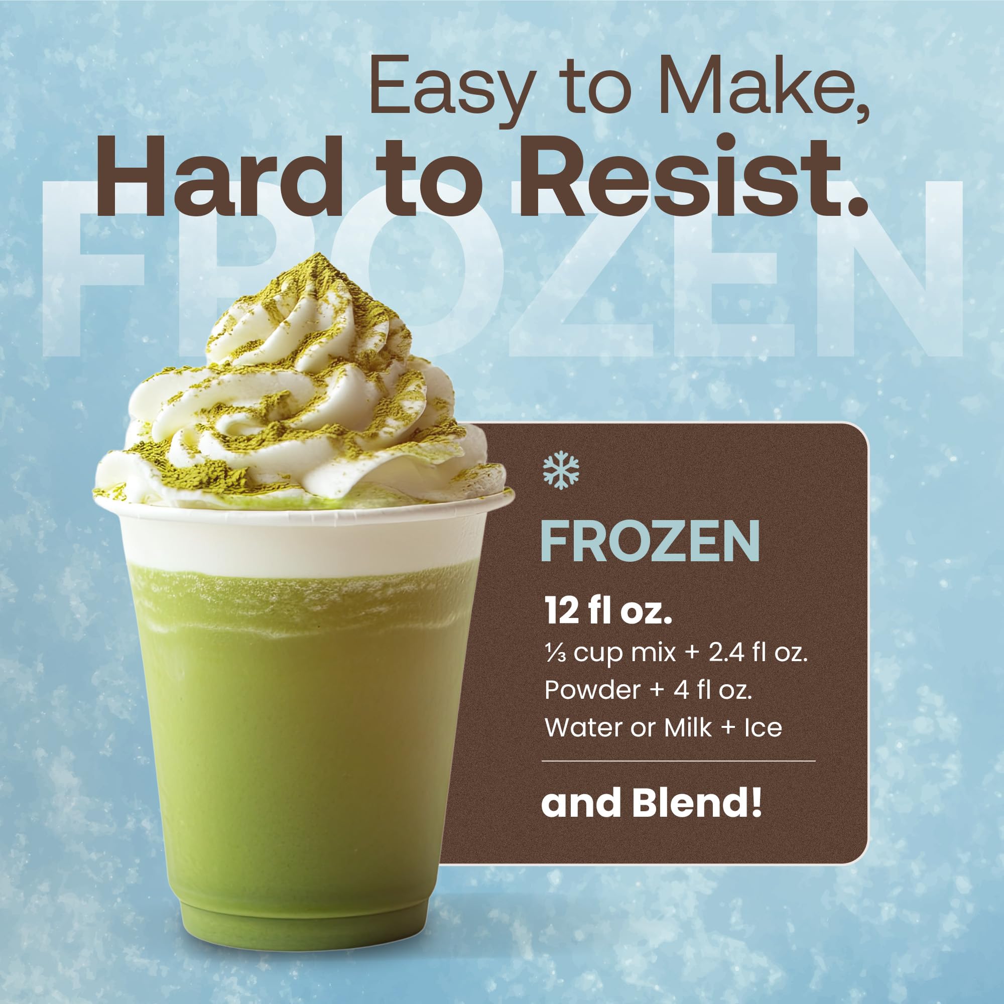 Dr Smoothie Caf Essentials Matcha Green Tea Latte No Artificial Colors Flavors or Sweeteners Shelf Stable 51mg of — view 5