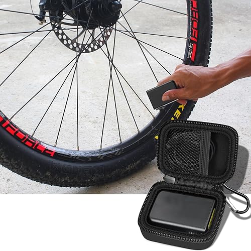 Miniatura 6 de Funda compatible con CYCPLUSpara ROCKBROSpara TOPtoper Tiny Cube Bomba de bicicleta eléctrica portátil Ultra-Mini 100PSI, bolsa de almacenamiento