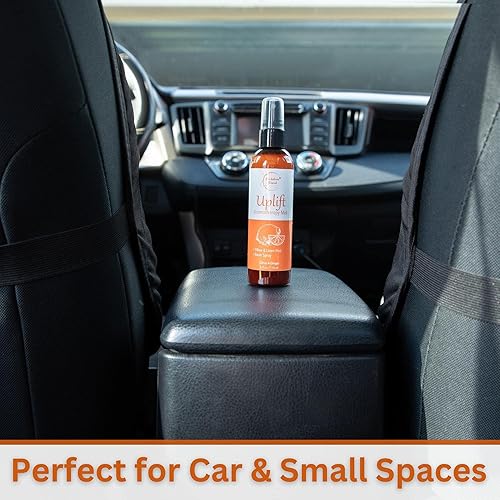 Miniatura 5 de Uplift - Aerosol de aromaterapia para estimular la energía, aceite esencial de limón, bergamota y jengibre, espray cítrico multiuso, niebla de lino,