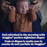 Couches HUGGIES OverNites pour Bébé, Taille 6, 15 compte