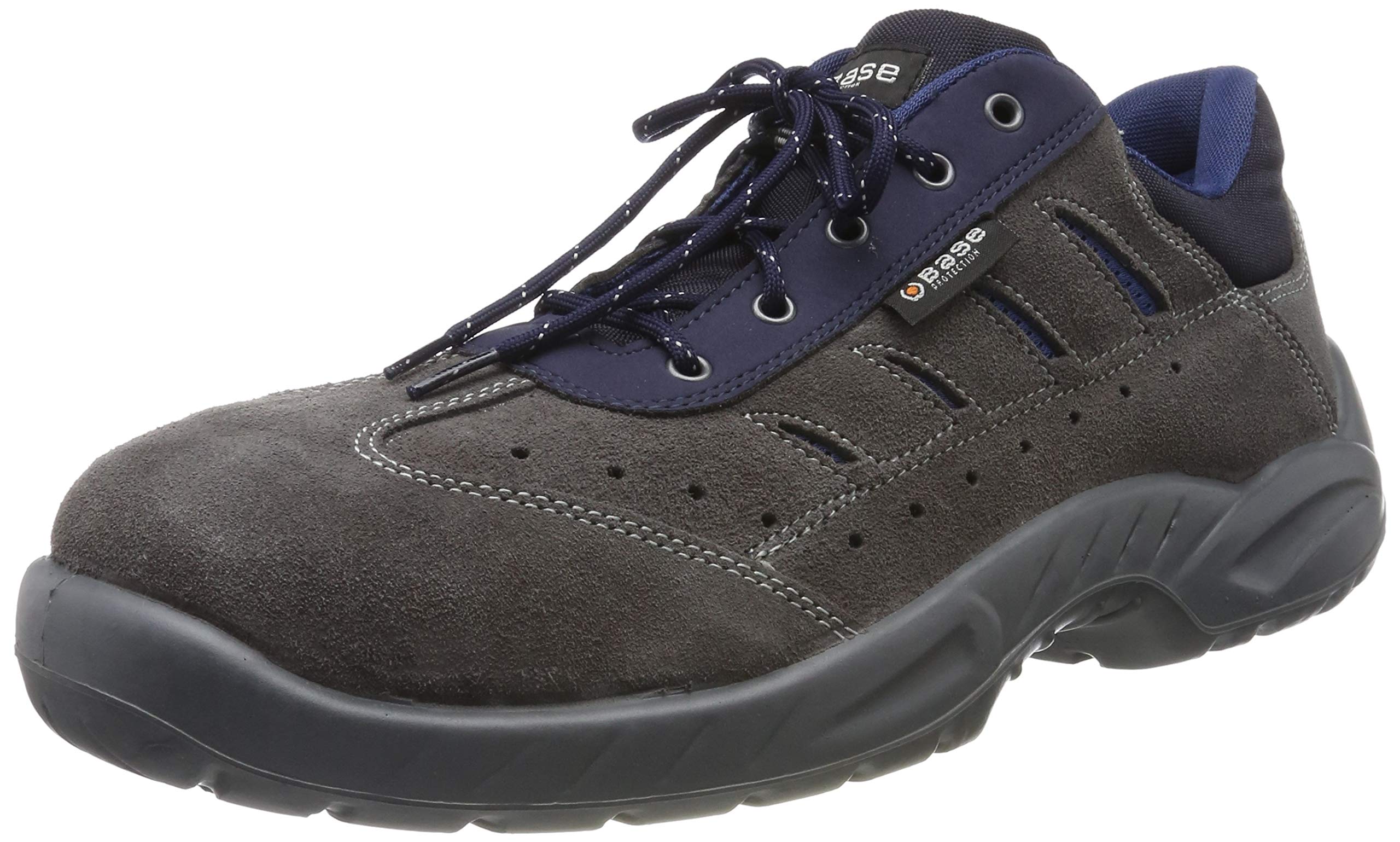 Base Protection Colosseum Scarpa Antinfortunistica, Unisex Adulto, Grigio/Blu, Taglie 47-image