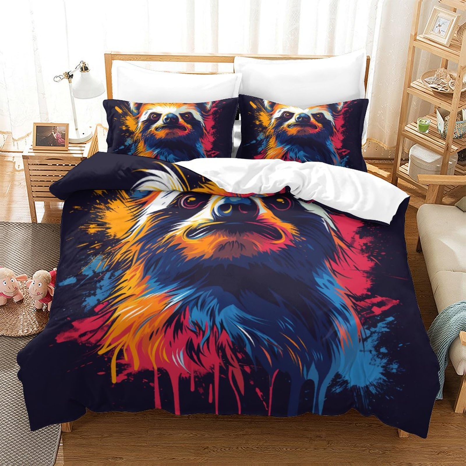 Housse de couette loutre 3D pour créer une ambiance nature dans votre chambre