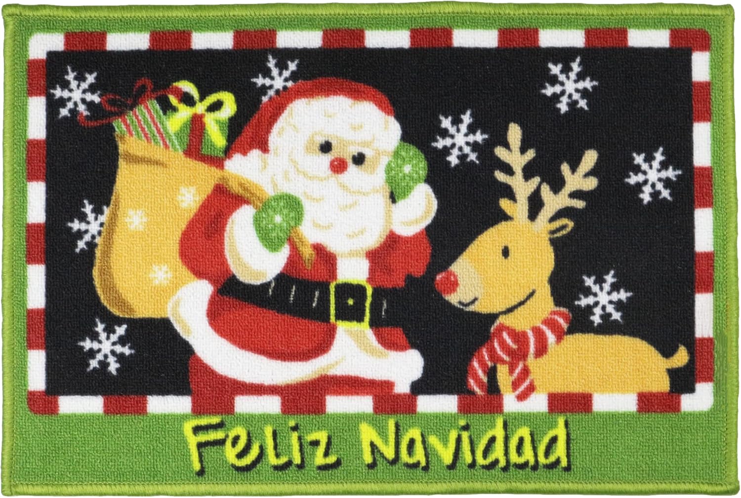 JDWBT Christmas Doormat Washable & Non-Slip Filth Trapper Mat, Indoor Door Mat, Outside Door Mat, Caricature Door Mat, Outside Doormat Indoor, 40 x 60 cm