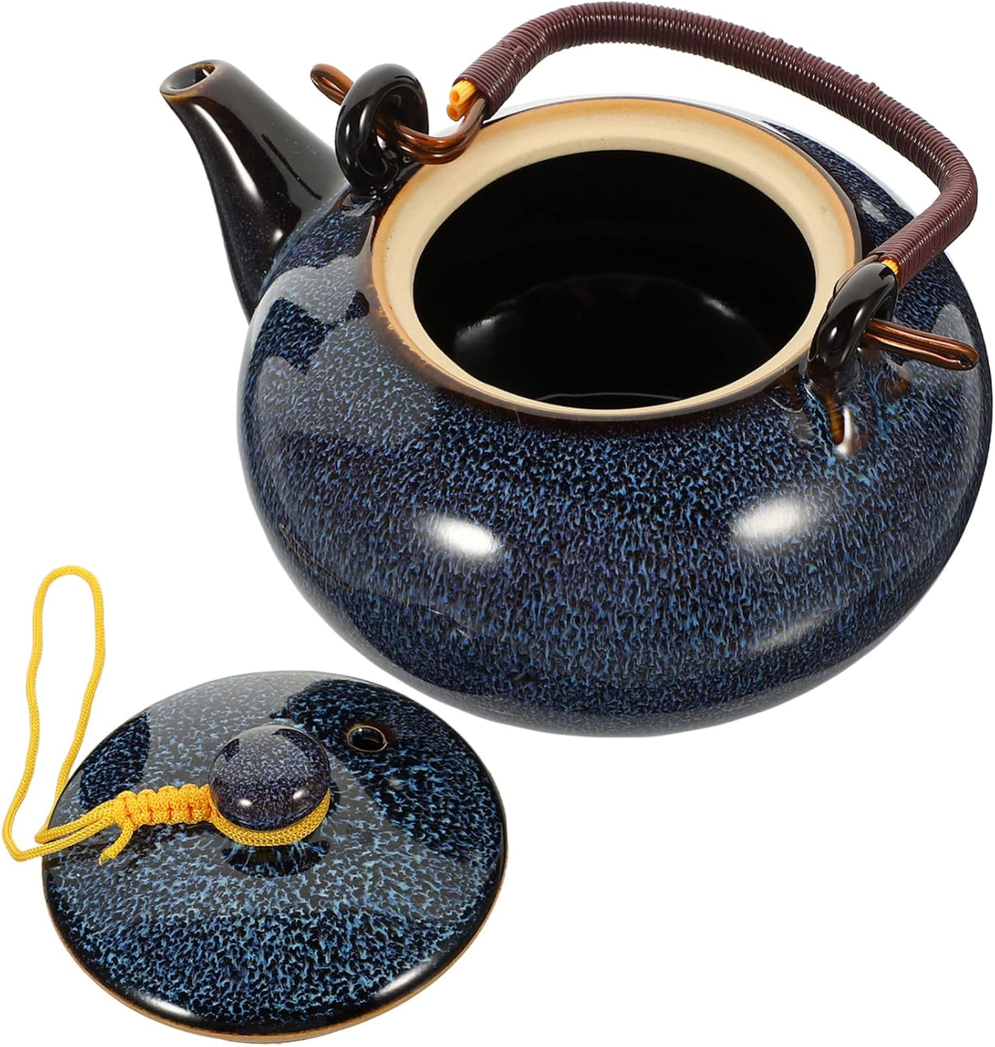 Housoutil Teapot Handle Pot Vintage Teapot Vintage Decor