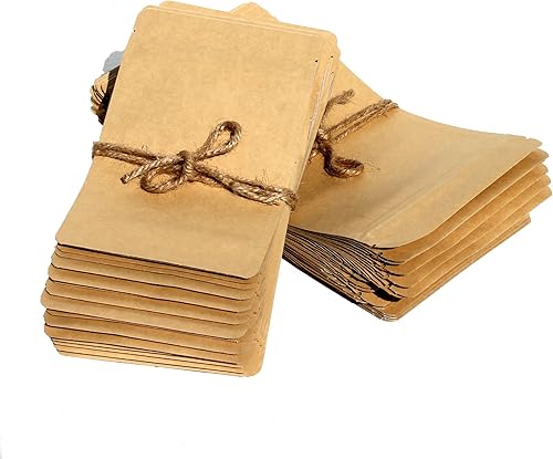 Miniatura 6 de AwePackage Bolsas de papel kraft resistentes con cierre resellable (1 onza - 16 onzas)  Cumple con la FDA y USDA (50, 3 onzas)