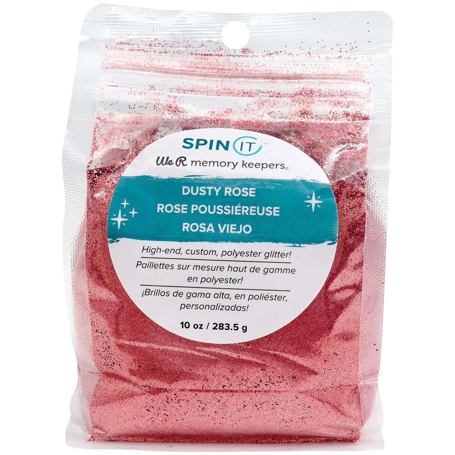 AMERICAN CRAFTS/WE R MEMORY Spin IT Glitter Dusty Rose