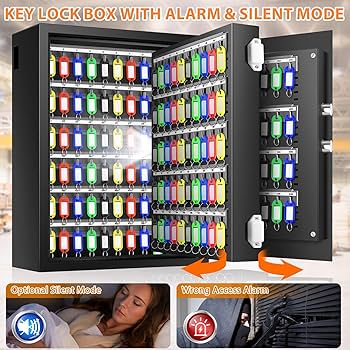 アントステラ AUNT STELLA's Key Box キーボックス Amazon.com: Nebakne 200 Keys Fireproof Key Safe with Hook