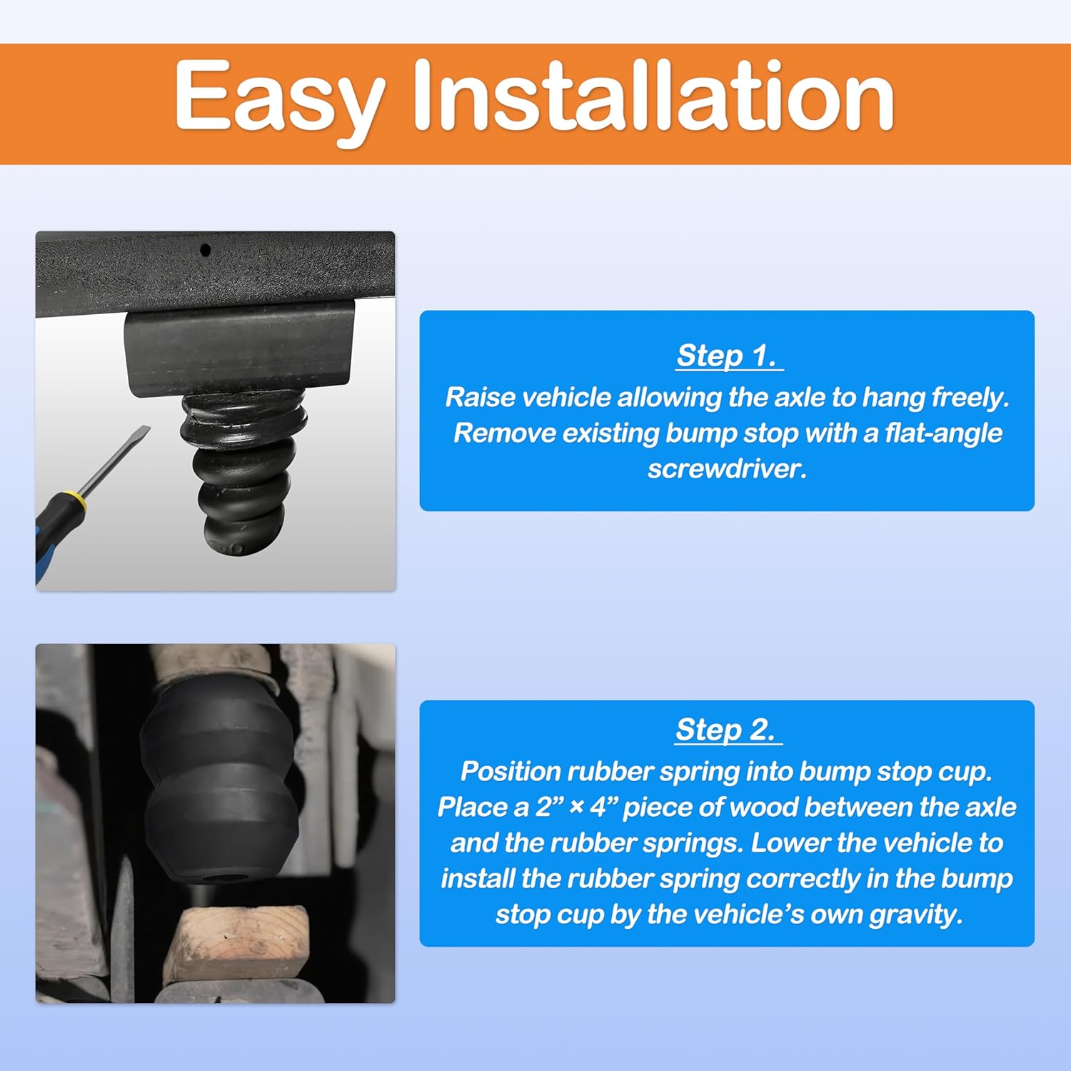GMRCK25D Rear Suspension Enhancement System, Compatible with 2011-2020 Ford Silverado/Sierra 2500HD 3500HD 2WD/4WD
