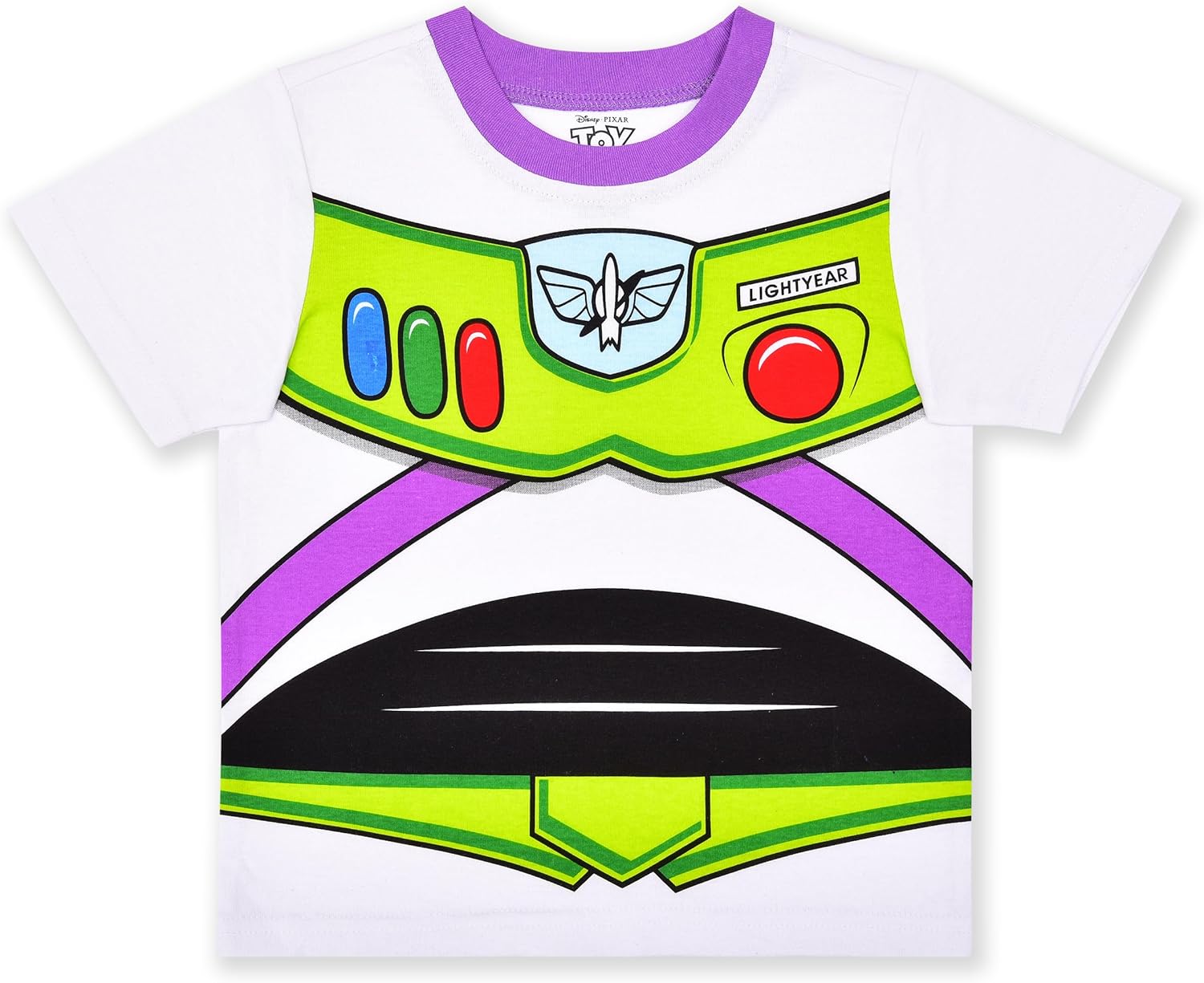 Disney Toy Story Woody and Buzz Lightyear Boys Short Sleeve T-Shirt and Pants Set for Toddler and Little Kids - Image 2