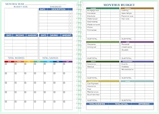 Budget Planner - Monthly Finance Organizer with Expense Tracker Notebook to Manage Your Money Effectively, Undated Finance Planner/Account Book, Start Anytimem,A5(8.6x5.9 inchs),100gsm Paper - Green