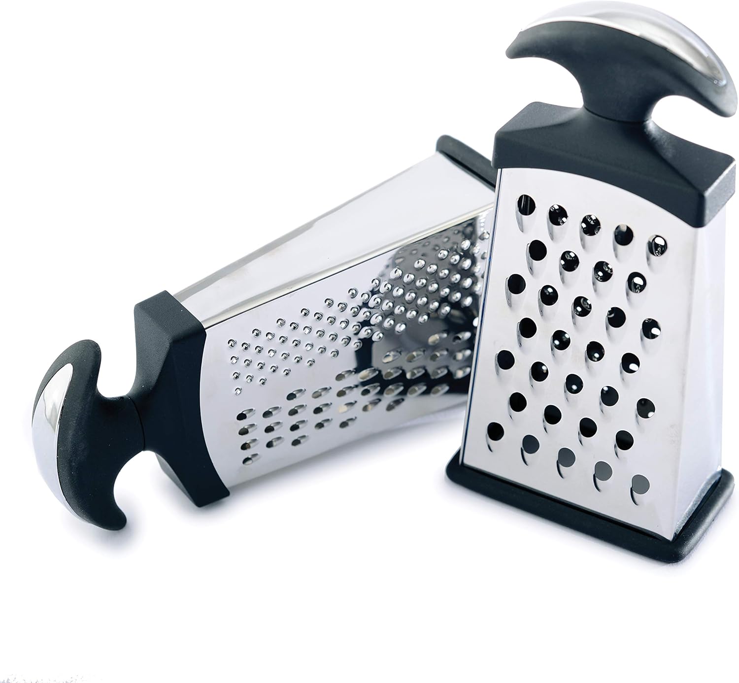 Norpro Mini GripEZ Slim Grater with 3 Surfaces, Silver Mini Cheese Grater Home
