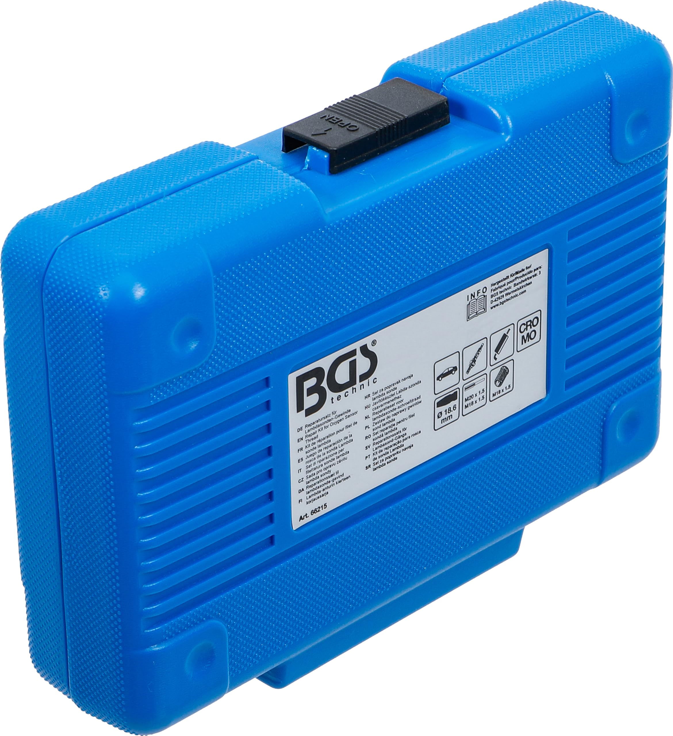 BGS 66215 | Juego de reparación de la rosca de la sonda Lambda