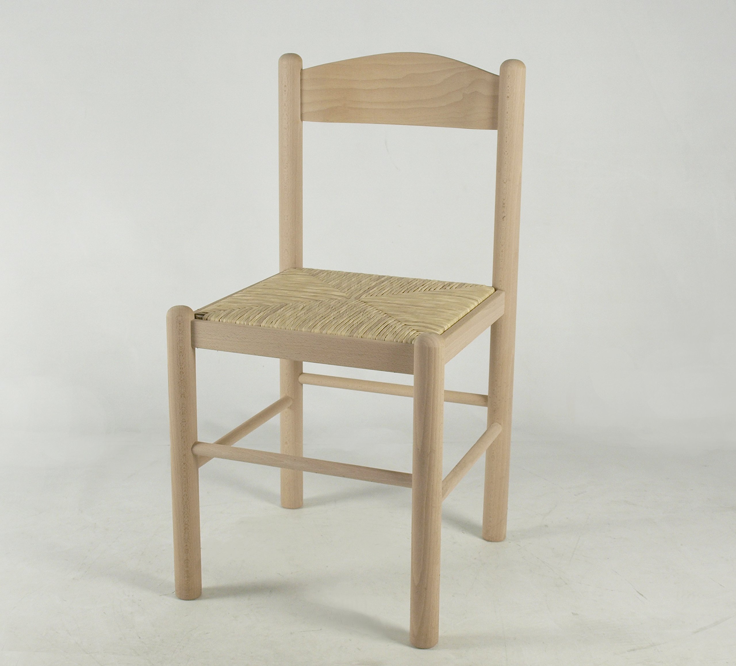 ArredaSì Set 6 Sedili In Similpaglia 37x37 Cm – Mod. 901 SM Mais + Feltrini Antigraffio In Omaggio - 2