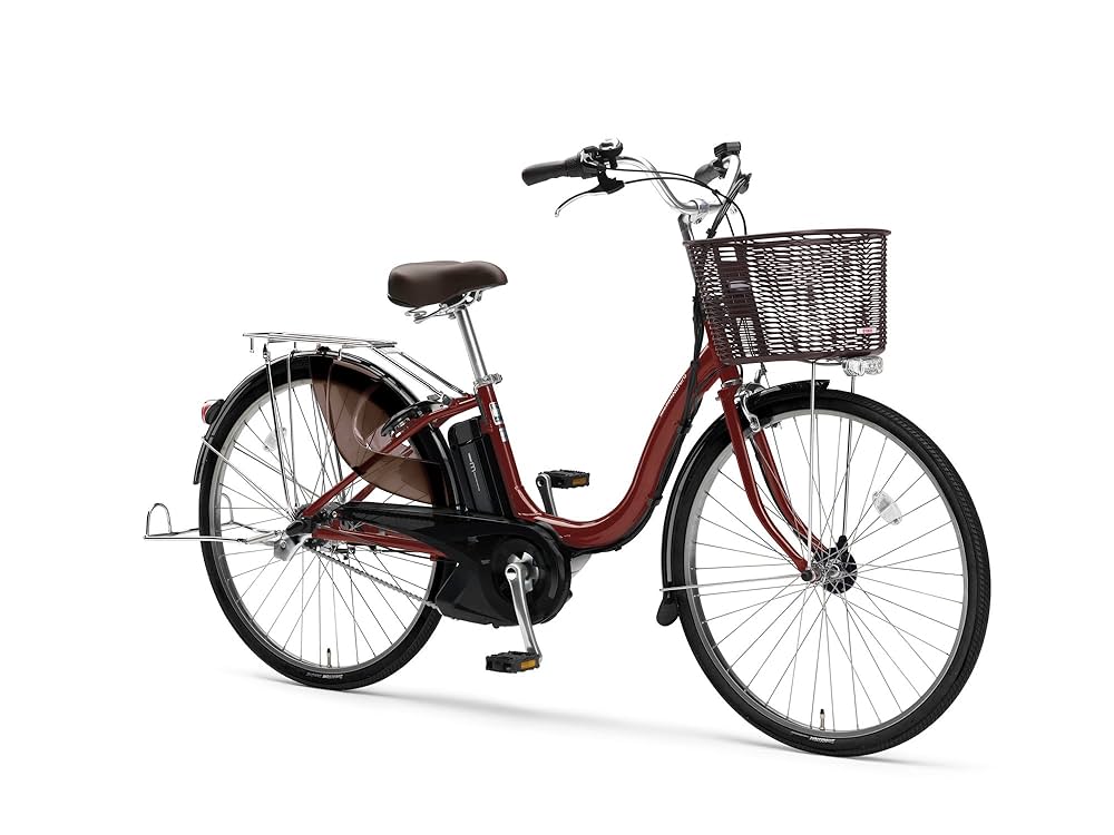 電動自転車 YAMAHA PAS Natura シルバー　61⚫️ SOLD OUT】電動自転車 YAMAHA PAS ナチュラ シルバー 26インチ