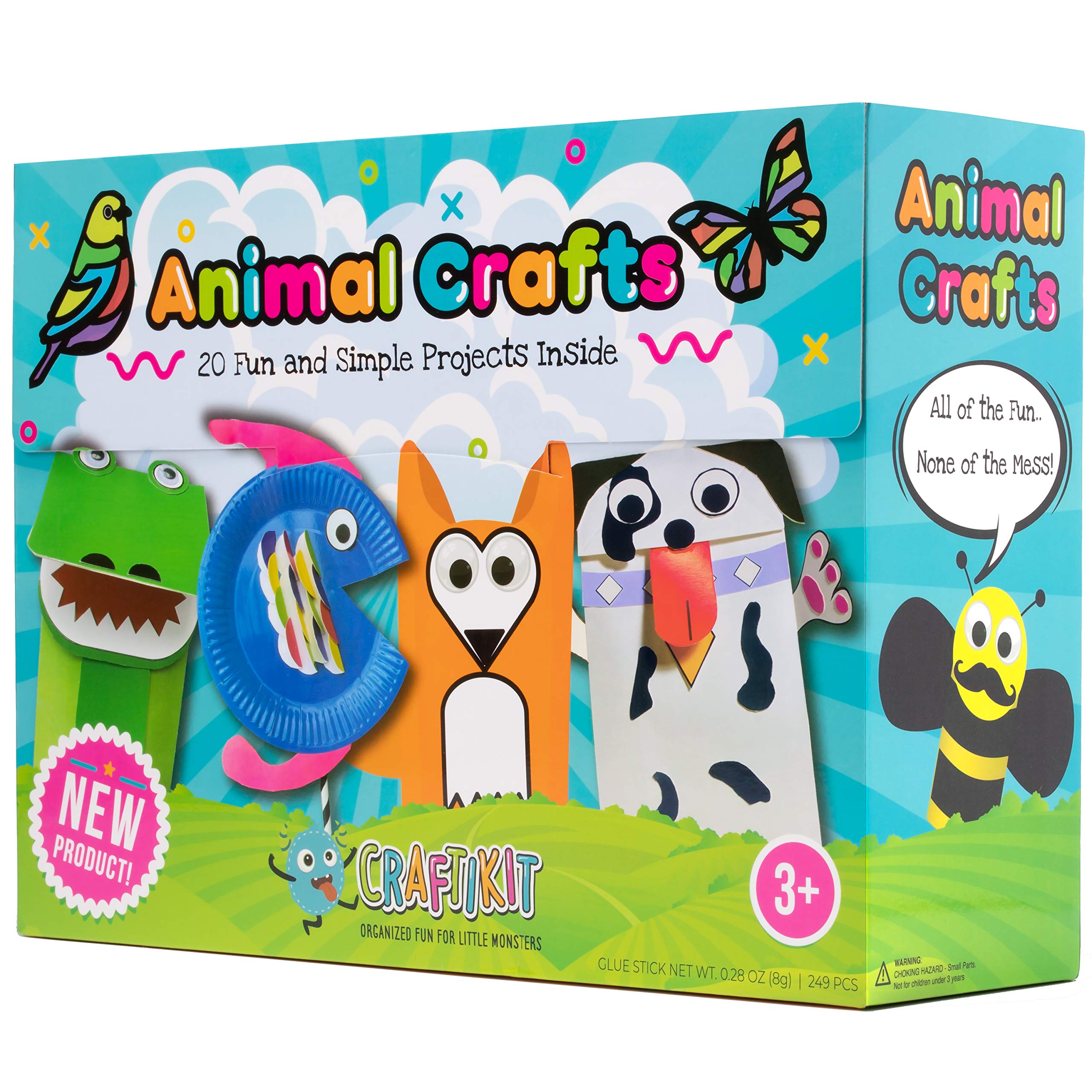 Buy Craftikit Arts and Crafts for Kids 20 AllInclusive Fun Toddler