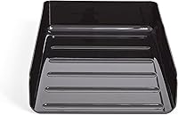 Vista 1 de Staples TRU RED - Bandeja de plástico apilable de carga frontal, color negro, 4/cartón (TR55331VS)