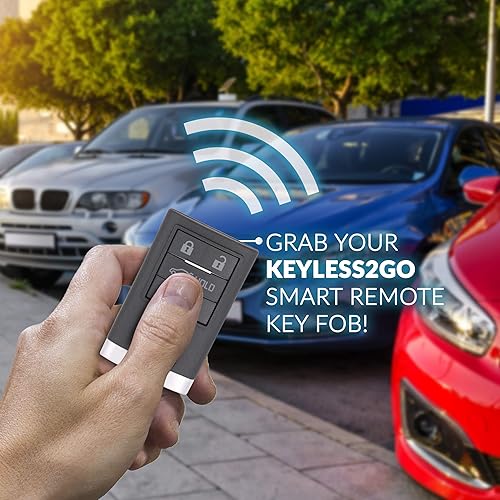 Miniatura 6 de Keyless2Go Reemplazo para llave inteligente de proximidad de 4 botones para Cadillac NBG009768T 2856929