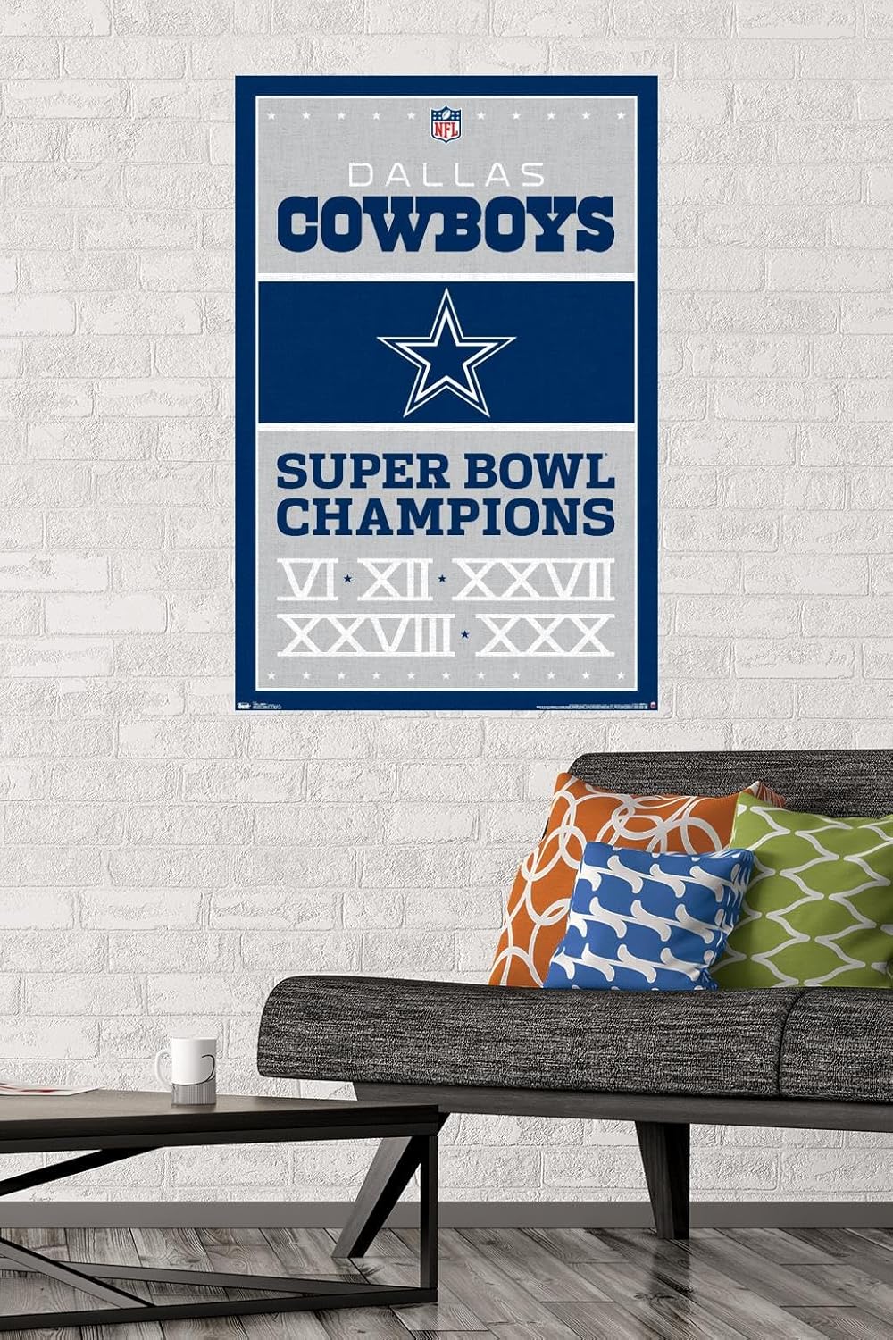 Trends International NFL Dallas Cowboys - Champions 13 Wall Poster, 22.375" x 34", Premium Unframed Version - Image 2