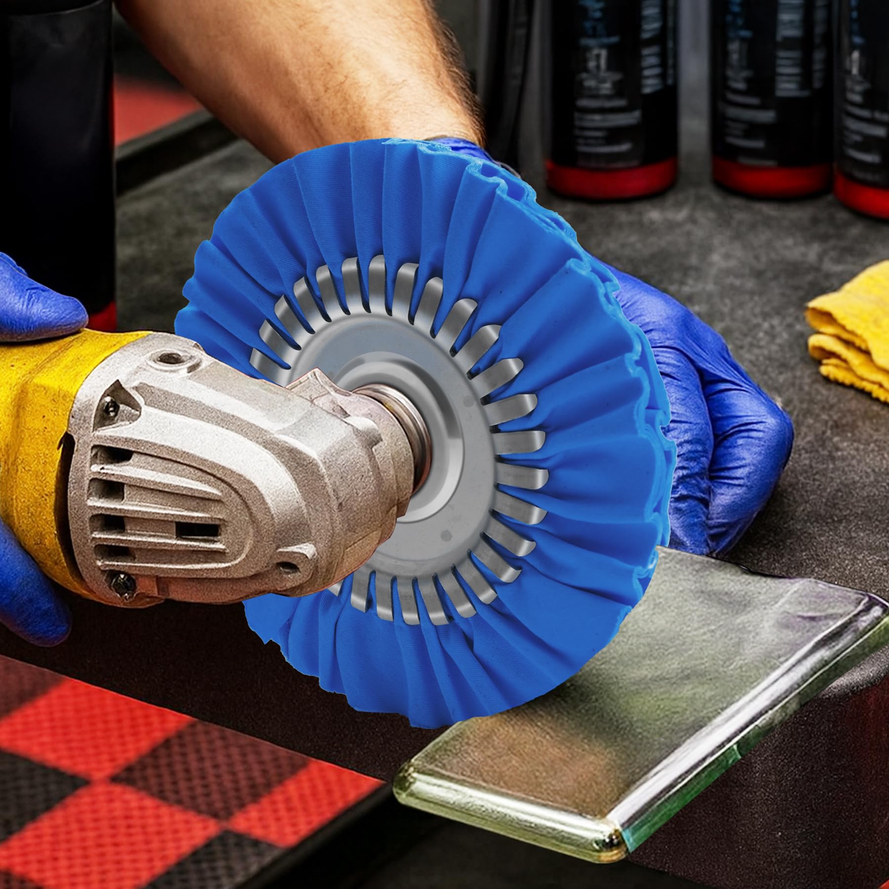 Aluminum Polishing Kit - 9 Piece Buffing Wheels -7