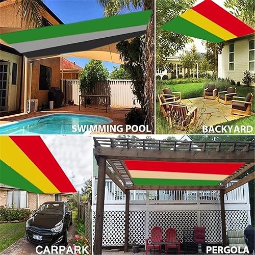 Miniatura 6 de Juego de columpios de lona de repuesto, 52 x 89 pulgadas, impermeable, para patio de juegos, cubierta de techo para patio trasero, toldo de repuesto