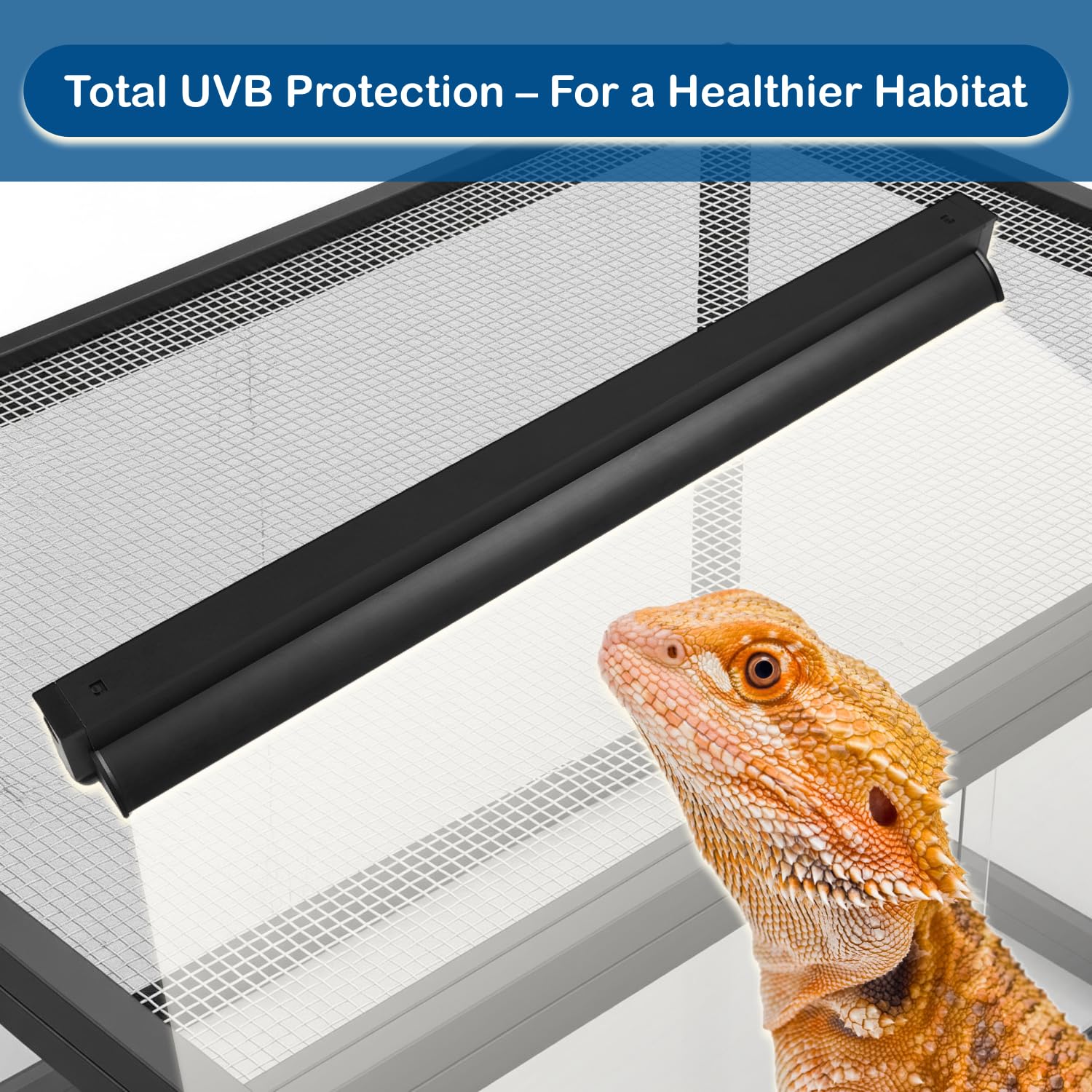 T5 UVB Reptile Light Bulb – 2-Pack 8W High-Output 10.0 UVB Bulbs for Bearded Dragons, Turtles & Lizards – Liner UVA/UVB Lighting for Basking & Vitamin D3 Synthesis - image 5