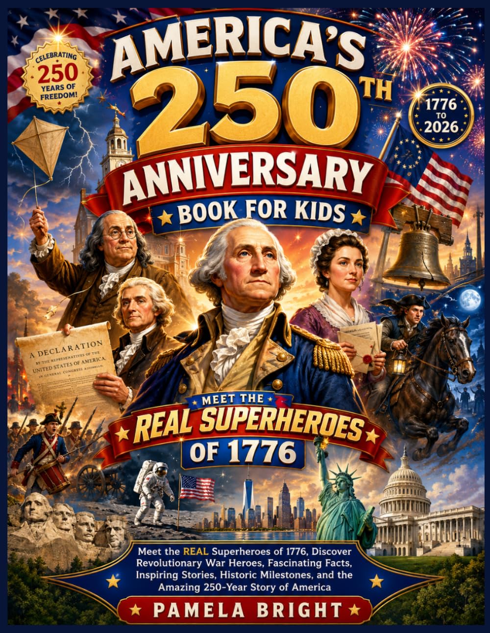 America's 250th Anniversary Book for Kids: Meet the REAL Superheroes of 1776 Discover Revolutionary War Heroes, Fascinating Facts, Inspiring Stories, ... BIRTHDAY AMERICA - America 250TH Anniversary)