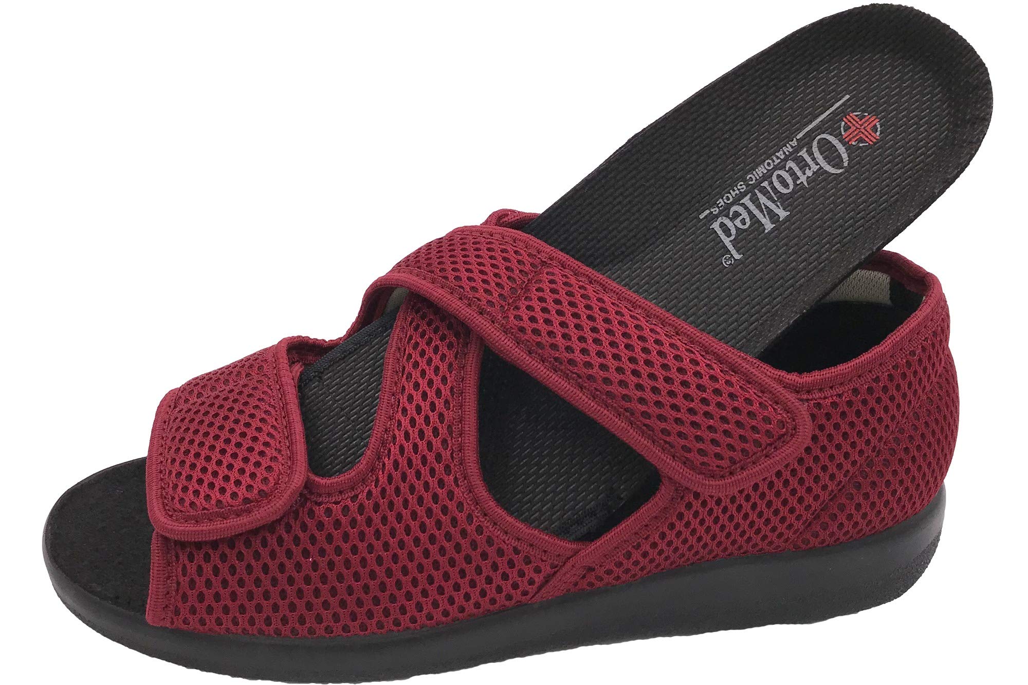 Klettschuhe Senioren Sandale Hausschuh Klettsandale Verband- und Rehaschuhe