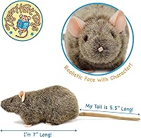 Vista 3 de Reuben La Rata - Peluche de ratón de 7 pulgadas