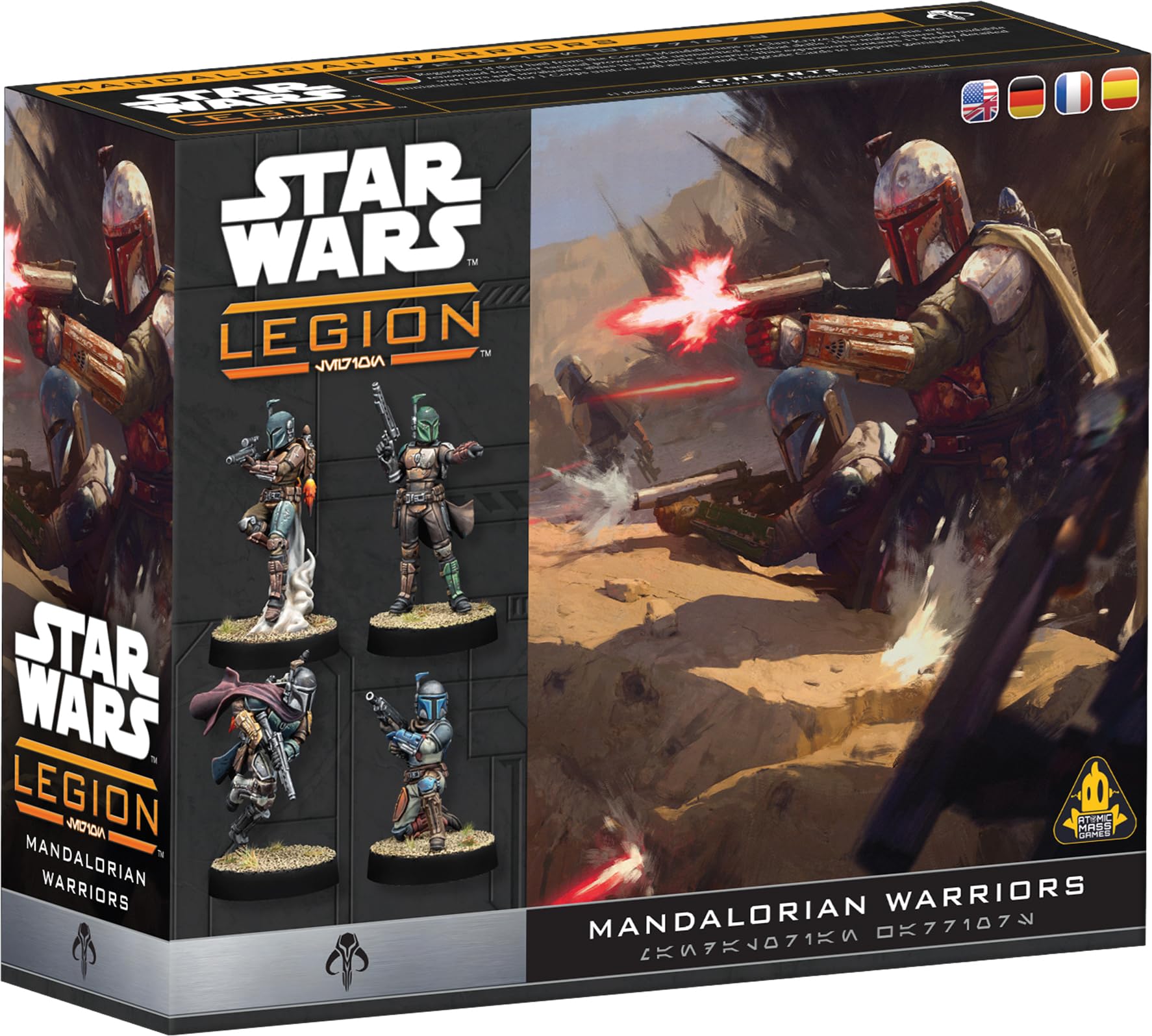 Asmodee - Star Wars™ Legion - Guerriers Mandaloriens