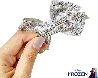 LUV HER Frozen 2 Girls 7 Piece Princess Hair Bow Set