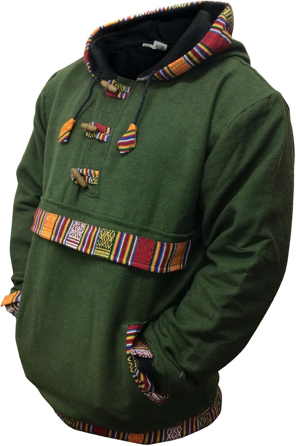 Shopoholic Fashion Mens Cotton woffle Fleece Lined Pull Over - Image 7