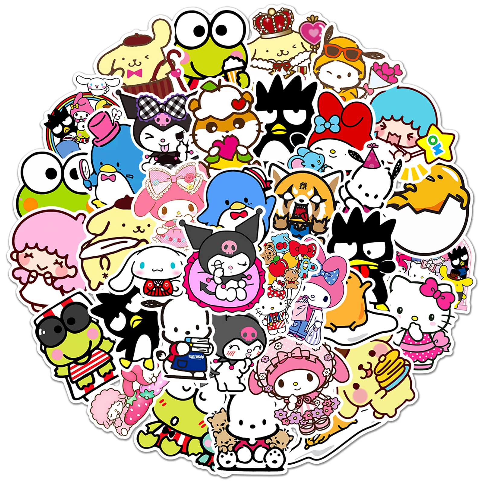 Amazon.co.jp: かわいいサンリオシール50枚セット - アニメ漫画
