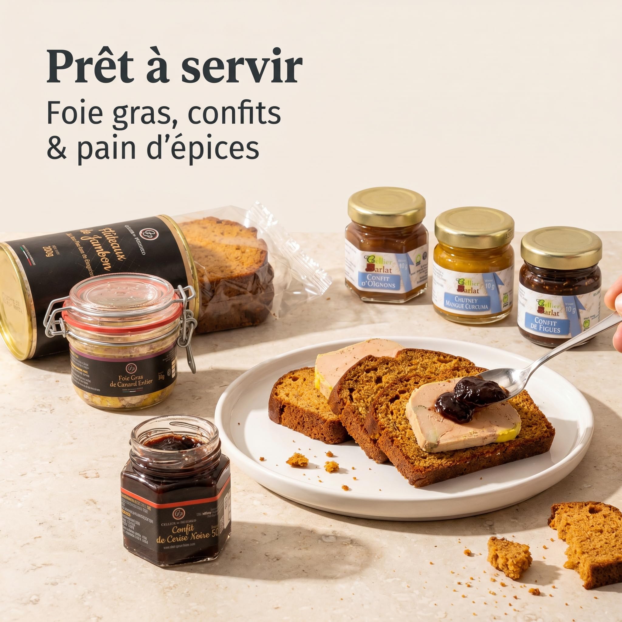 Cellier du Périgord Pack Découverte Foie Gras 6 Spécialités