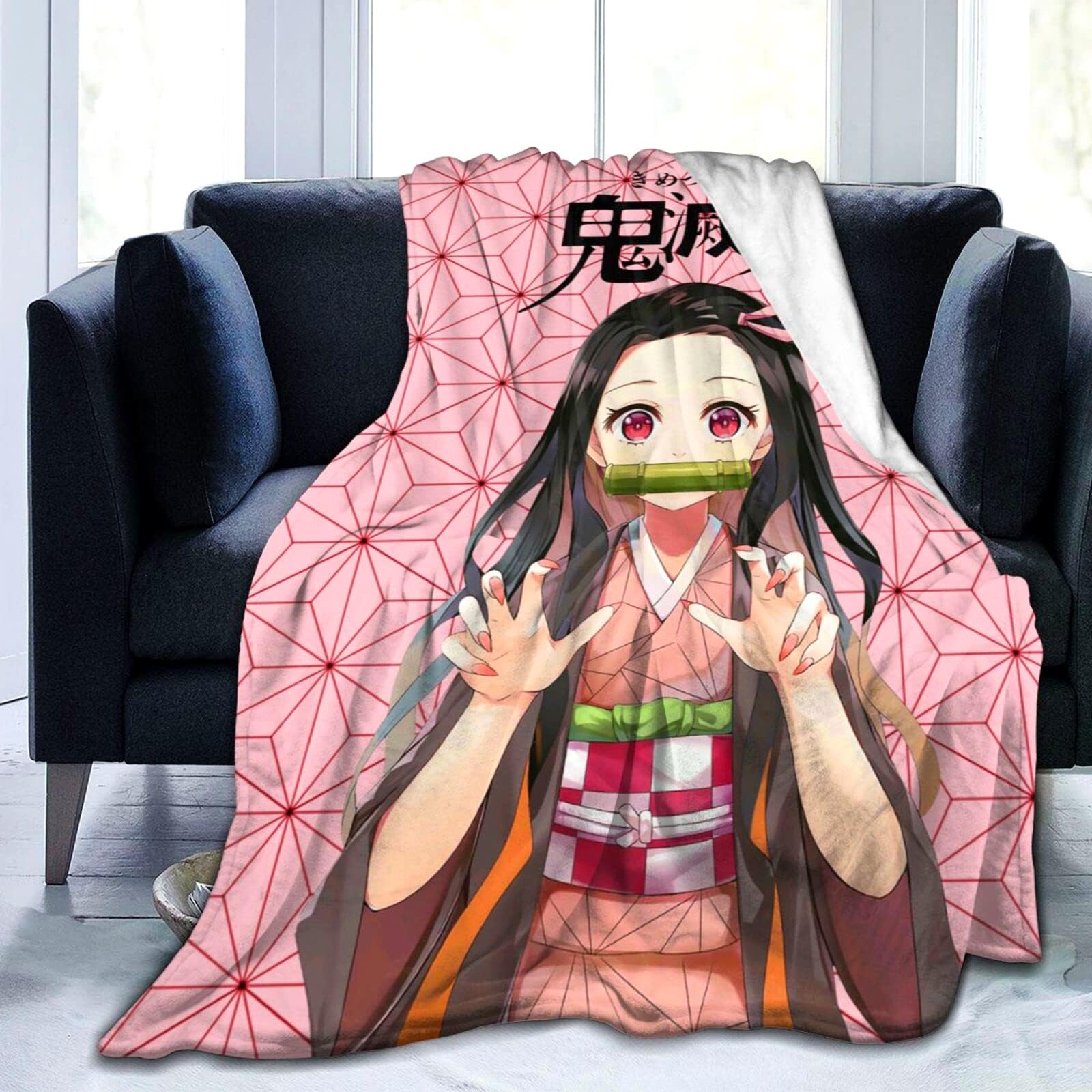 OYYFECC Anime Blanket Throw Flannel Fleece Warm Blankets