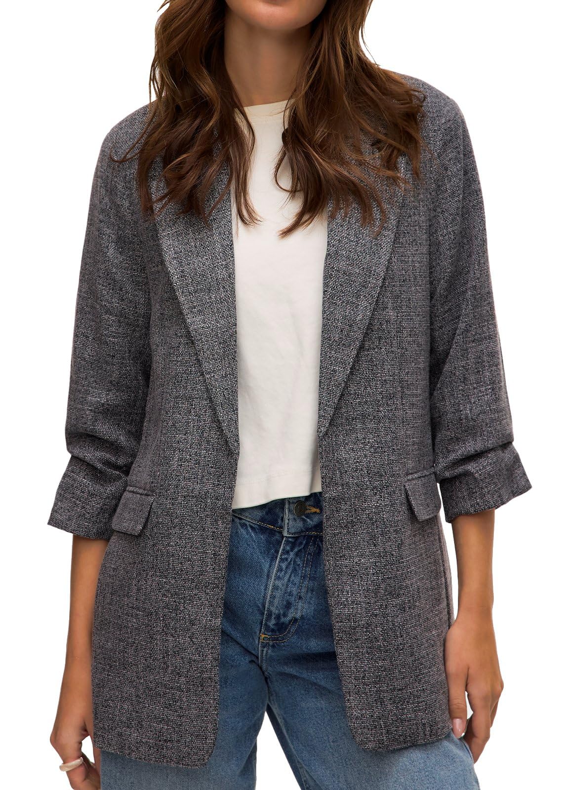 VERO MODA Damen Jacke Blazer Sakko mit 3/4-Ärmeln VMFrida