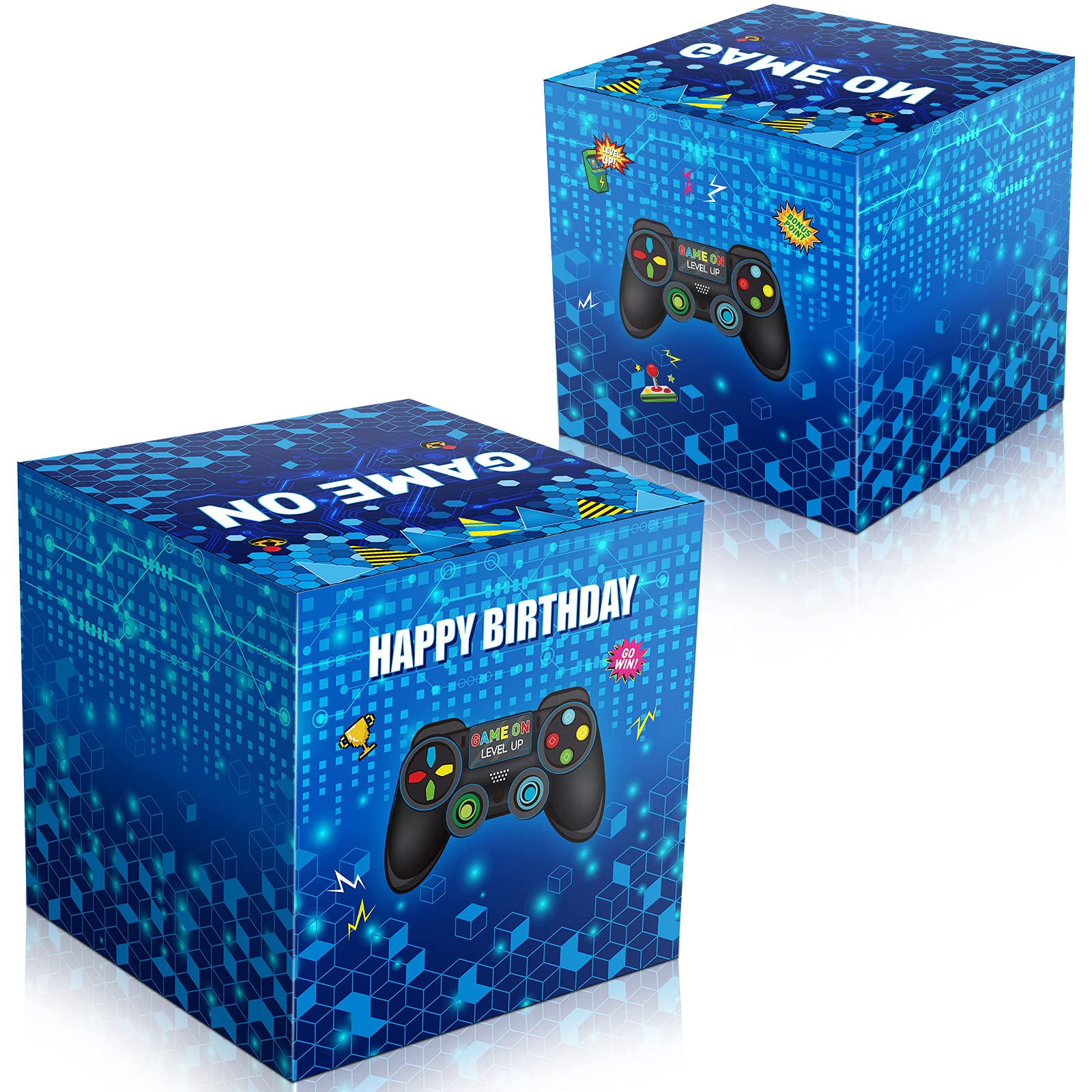 Buy 2 Pixilated Box Large Birthday Box Pixelating Party Favor Video
